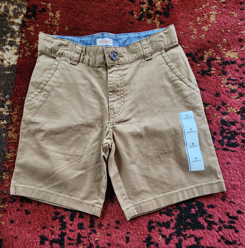 New Boys Cat & Jack Khaki Shorts